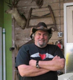 metal art designer and fabricator cowboy hat