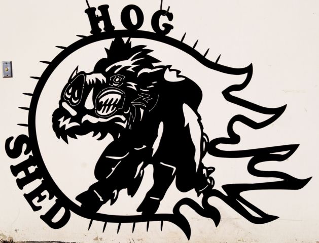 hog shed motorcycle garage