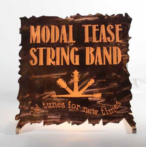 custom metal sign  guitars band name