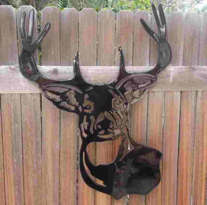 animal yard art buck deer 