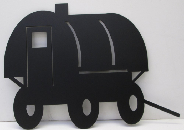 metal wall art chuckwagon