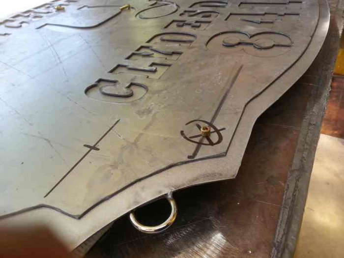 metal art fabrication measuring